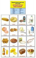 Раздаточные карточки "Продукты питания" - fgospostavki.ru - Ростов-на-Дону