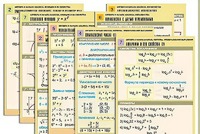 Комплект таблиц по всему курсу "Алгебра и начала анализа" (50 таблиц, А1, полноцветные, ламинированные) - fgospostavki.ru - Ростов-на-Дону