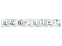 Стенд-лента "Выдающиеся ученые-биологи" - fgospostavki.ru - Ростов-на-Дону