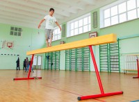 Бревно гимнастическое напольное постоянной высоты (700 мм) (5 м) - fgospostavki.ru - Ростов-на-Дону