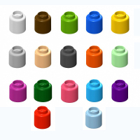  Элемент конструктора одиночный одноцветный Color Blocks 100 штук - fgospostavki.ru - Ростов-на-Дону