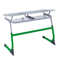 Парта SMARTY двухместная регулируемая по высоте (наклонная столешница) - fgospostavki.ru - Ростов-на-Дону