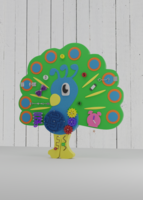 Бизиборд «Радостный павлин» - fgospostavki.ru - Ростов-на-Дону