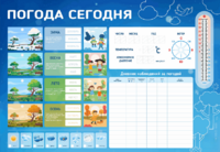 Стенд-уголок маркерный "Погода сегодня" - fgospostavki.ru - Ростов-на-Дону