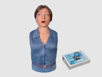 Тренажер-манекен взрослой пострадавшей женщины "Ирина" (голова, торс) для отработки приемов сердечно-легочной реанимации - fgospostavki.ru - Ростов-на-Дону