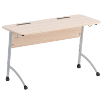 Стол двухместный ученический регулируемый на плоскоовальной трубе - fgospostavki.ru - Ростов-на-Дону