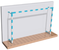Ворота для гандбола и минифутбола трансформируемые (без сетки, на колесиках) - fgospostavki.ru - Ростов-на-Дону