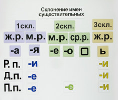 Набор магнитных карточек "Склонение имен существительных" - fgospostavki.ru - Ростов-на-Дону