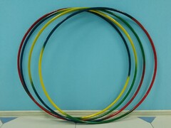 Обруч с утяжелителем стальной "Радуга" (900 миллиметров, 1050 грамм) - fgospostavki.ru - Ростов-на-Дону