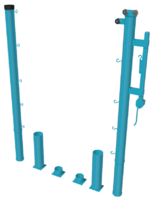 Стойки для большого тенниса с механизмом натяжения со стаканами - fgospostavki.ru - Ростов-на-Дону