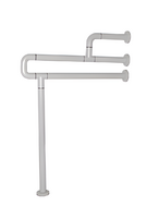 Поручень напольно-настенный с антибактериальным покрытием (белый) - fgospostavki.ru - Ростов-на-Дону