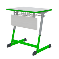 Парта NOMAD одноместная регулируемая по высоте с антивандальной кромкой - fgospostavki.ru - Ростов-на-Дону