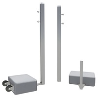 Бадминтонные стойки мобильные (с противовесами, на колесах) - fgospostavki.ru - Ростов-на-Дону