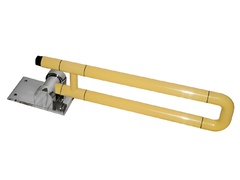 Поручень откидной с антибактериальным покрытием (желтый) - fgospostavki.ru - Ростов-на-Дону