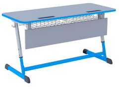 Парта NOMAD двухместная регулируемая по высоте с антивандальной кромкой - fgospostavki.ru - Ростов-на-Дону