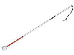 Трость складная ориентационная на крючке 140 сантиметров - fgospostavki.ru - Ростов-на-Дону