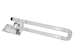 Поручень откидной с антибактериальным покрытием (белый) - fgospostavki.ru - Ростов-на-Дону