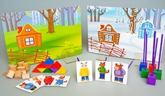 Игровой набор Фребеля "Заюшкина избушка" (серия "Сказочный мир". Выпуск 1) - fgospostavki.ru - Ростов-на-Дону