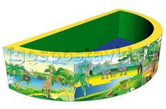 Сухой бассейн полукруглый с шелкографией - fgospostavki.ru - Ростов-на-Дону