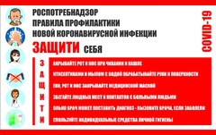 Плакат "Правила профилактики коронавируса" - fgospostavki.ru - Ростов-на-Дону