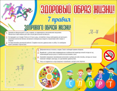 Стенд "Здоровый образ жизни" - fgospostavki.ru - Ростов-на-Дону