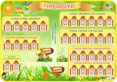 Стенд "Город букв" - fgospostavki.ru - Ростов-на-Дону