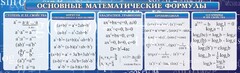 Стенд "Основные математические формулы" - fgospostavki.ru - Ростов-на-Дону