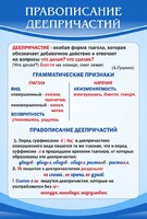 Стенд "Правописание деепричастий" - fgospostavki.ru - Ростов-на-Дону