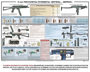 Плакат "9-мм пистолеты-пулеметы «Витязь», «Вереск»" - fgospostavki.ru - Ростов-на-Дону
