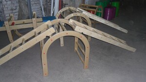 Лестница навесная с зацепами (420*2280 миллиметров, дерево) - fgospostavki.ru - Ростов-на-Дону