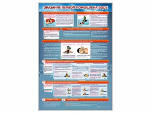 Стенд "Оказание первой помощи на воде" - fgospostavki.ru - Ростов-на-Дону