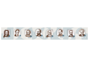 Стенд-лента "Выдающиеся ученые-историки" - fgospostavki.ru - Ростов-на-Дону