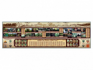 Настенное полотно "История России" (10000 х 3000 мм) - fgospostavki.ru - Ростов-на-Дону