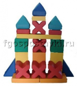 Мягкий модуль-конструктор "Башня" (21 элемент) - fgospostavki.ru - Ростов-на-Дону