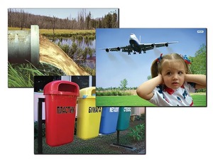 Модель-аппликация "Воздействие человека на окружающую среду" (ламинированная) - fgospostavki.ru - Ростов-на-Дону