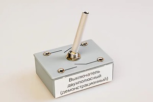 Выключатель двухполюсный (демонстрационный) - fgospostavki.ru - Ростов-на-Дону