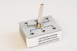 Переключатель двухполюсный (демонстрационный) - fgospostavki.ru - Ростов-на-Дону