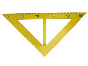 Угольник классный пластмассовый (45 и 45 градусов) - fgospostavki.ru - Ростов-на-Дону