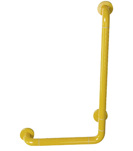 Поручень опорный L-образный вертикальный (желтый) - fgospostavki.ru - Ростов-на-Дону