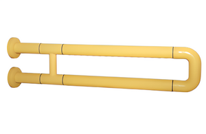 Поручень неоткидной двухопорный с антибактериальным покрытием (желтый) - fgospostavki.ru - Ростов-на-Дону