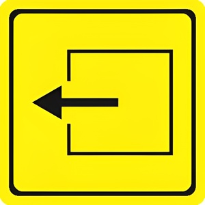 Тактильный знак (выход из помещения) 100х100 - fgospostavki.ru - Ростов-на-Дону