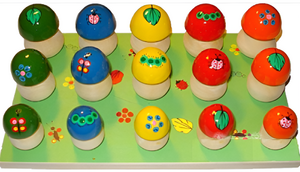 Развивающая игрушка для детей с нарушением слуха "Грибная полянка" - fgospostavki.ru - Ростов-на-Дону