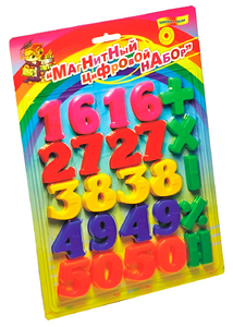 Магнитный цифровой набор (со шрифтом Брайля) - fgospostavki.ru - Ростов-на-Дону