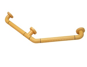 Поручень угловой трехопорный с антибактериальным покрытием (желтый) - fgospostavki.ru - Ростов-на-Дону