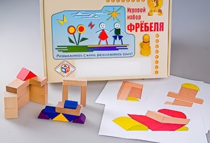 Игровой набор Фребеля "Конструктор деревянный без соединений-2" (Серия "Эксперимент") - fgospostavki.ru - Ростов-на-Дону