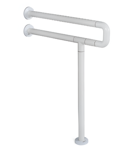 Поручень напольно-настенный с антибактериальным покрытием (белый) - fgospostavki.ru - Ростов-на-Дону