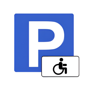 Трафарет для отрисовки знака стоянки для инвалидов 800х800 мм. - fgospostavki.ru - Ростов-на-Дону