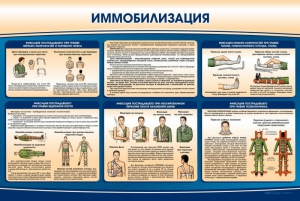 Стенд "Иммобилизация" - fgospostavki.ru - Ростов-на-Дону