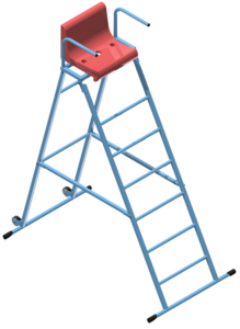 Вышка судейская универсальная (H-2 метра, разборная) - fgospostavki.ru - Ростов-на-Дону