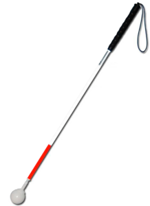 Трость телескопическая композитная с вращающимся шарообразным наконечником длинная на крючке - fgospostavki.ru - Ростов-на-Дону